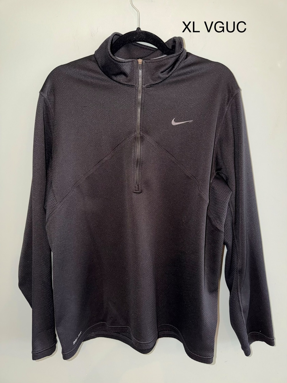 Nike Men’s Black Half-Zip Performance Jacket